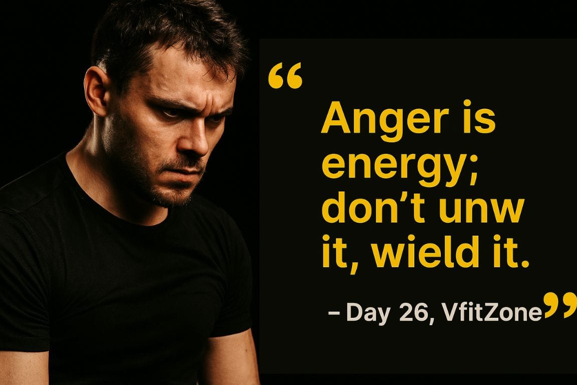 Day 26 – Anger Is Not Destructive. It’s Unused Fuel I VFitzone 2 Day 26 – Anger Is Not Destructive. It’s Unused Fuel (2)