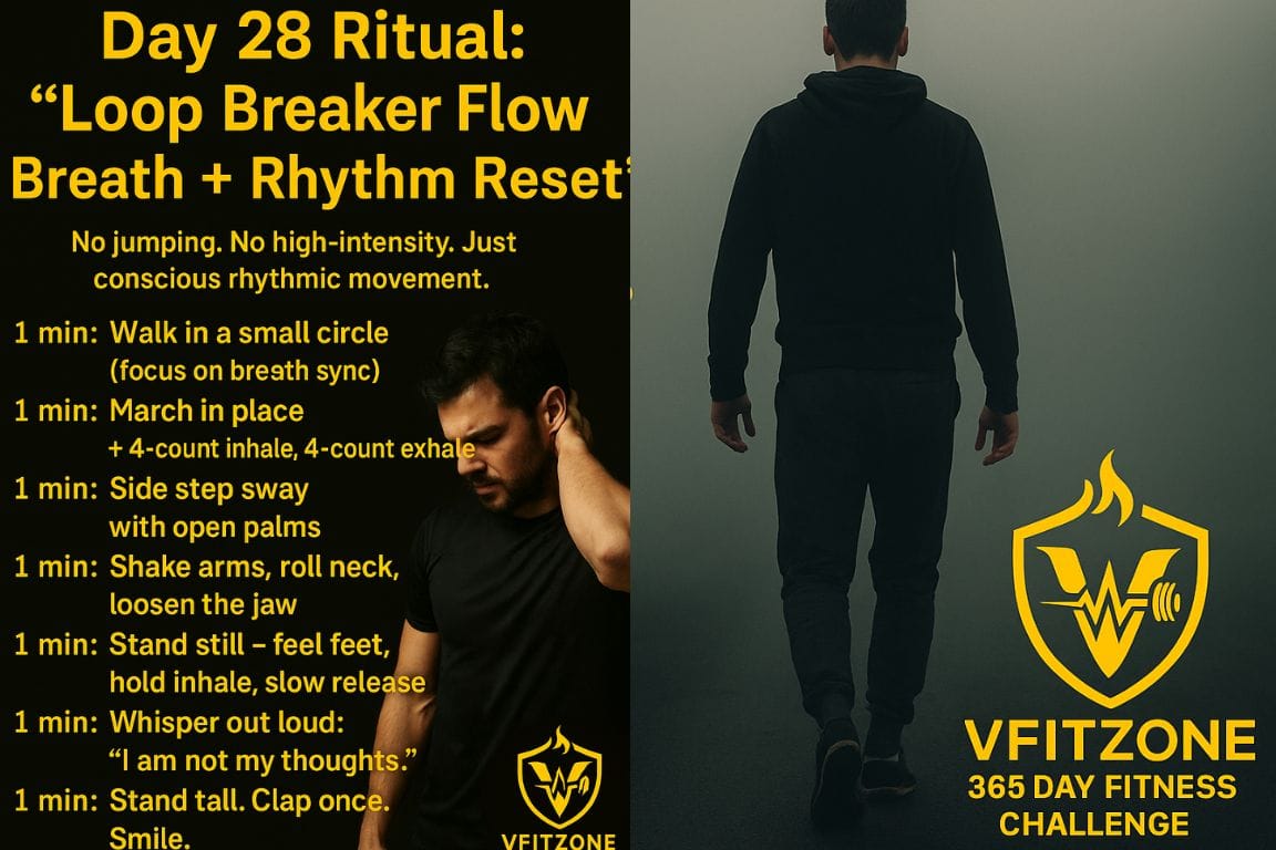 Day 28 – Your Body Moves Forward. Your Mind Keeps Looping