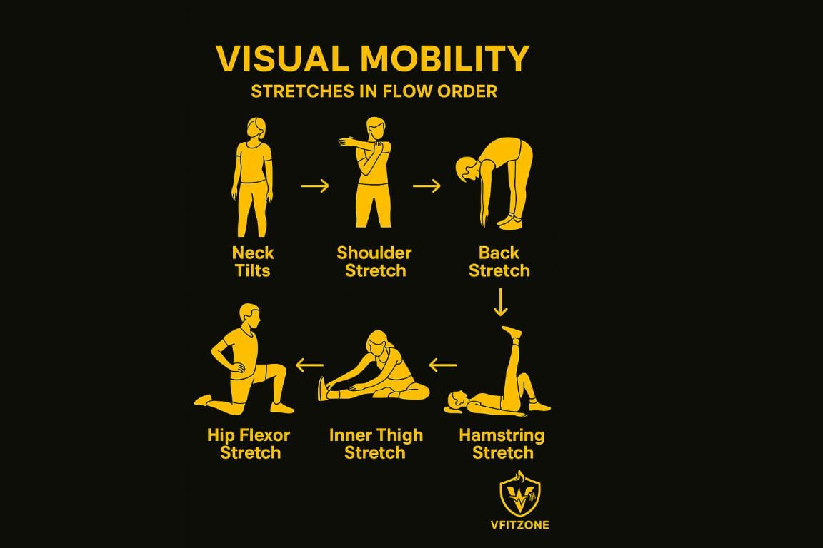 Full Body Mobility Flow to Unlock Stiffness 1 | VfitZone 365 Day Fitness Challenge