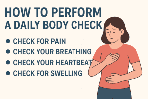 How to Perform a Daily Body Check points