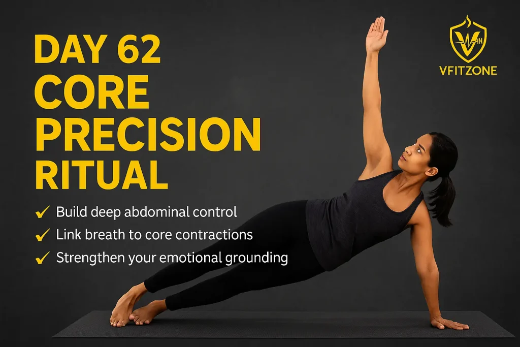 Day 62 Core Precision Workout – Breath-Controlled Core Ritual by VfitZone