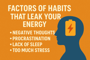 factors of habits that leak your energy
